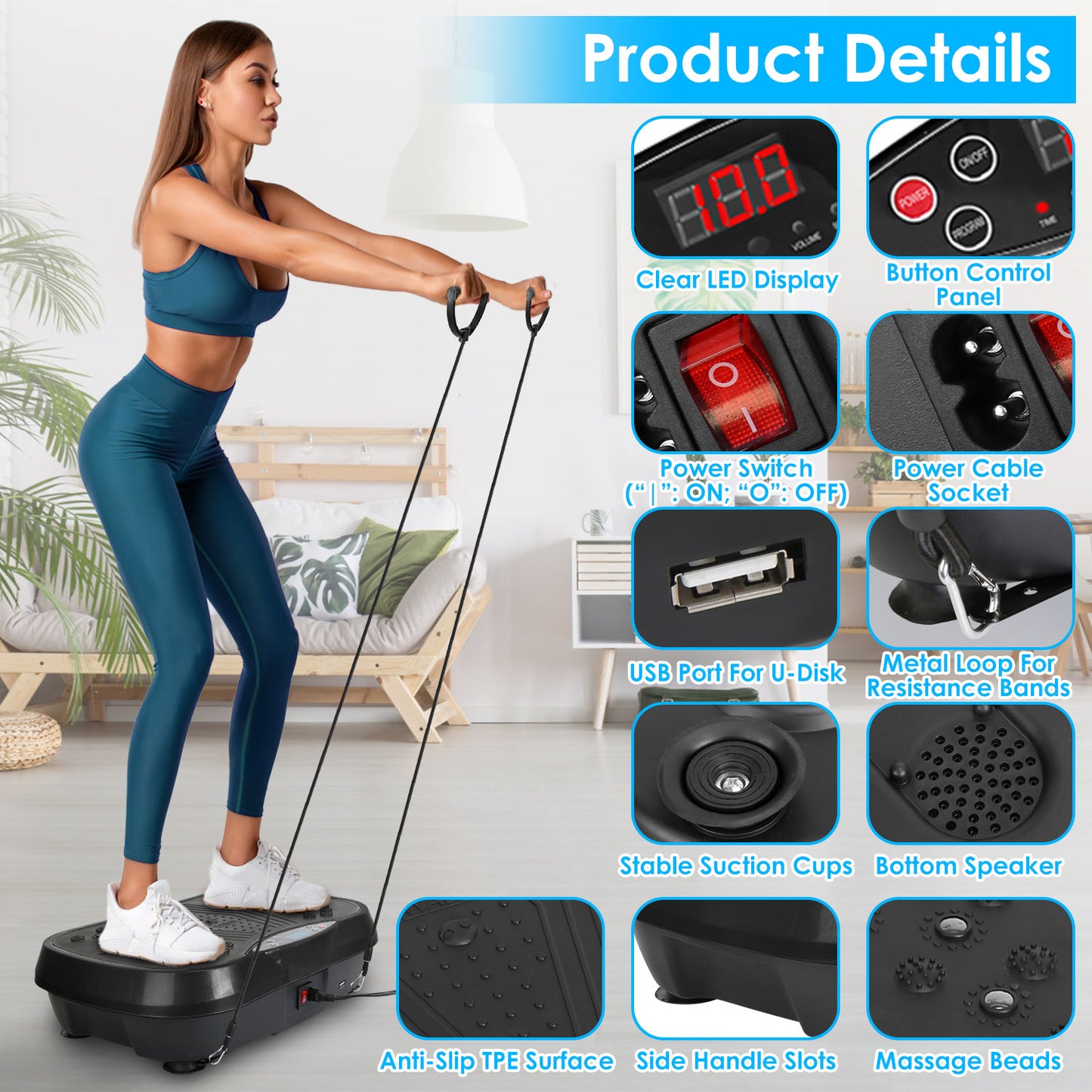 Blazz - Vibration Plate Exercise Machine